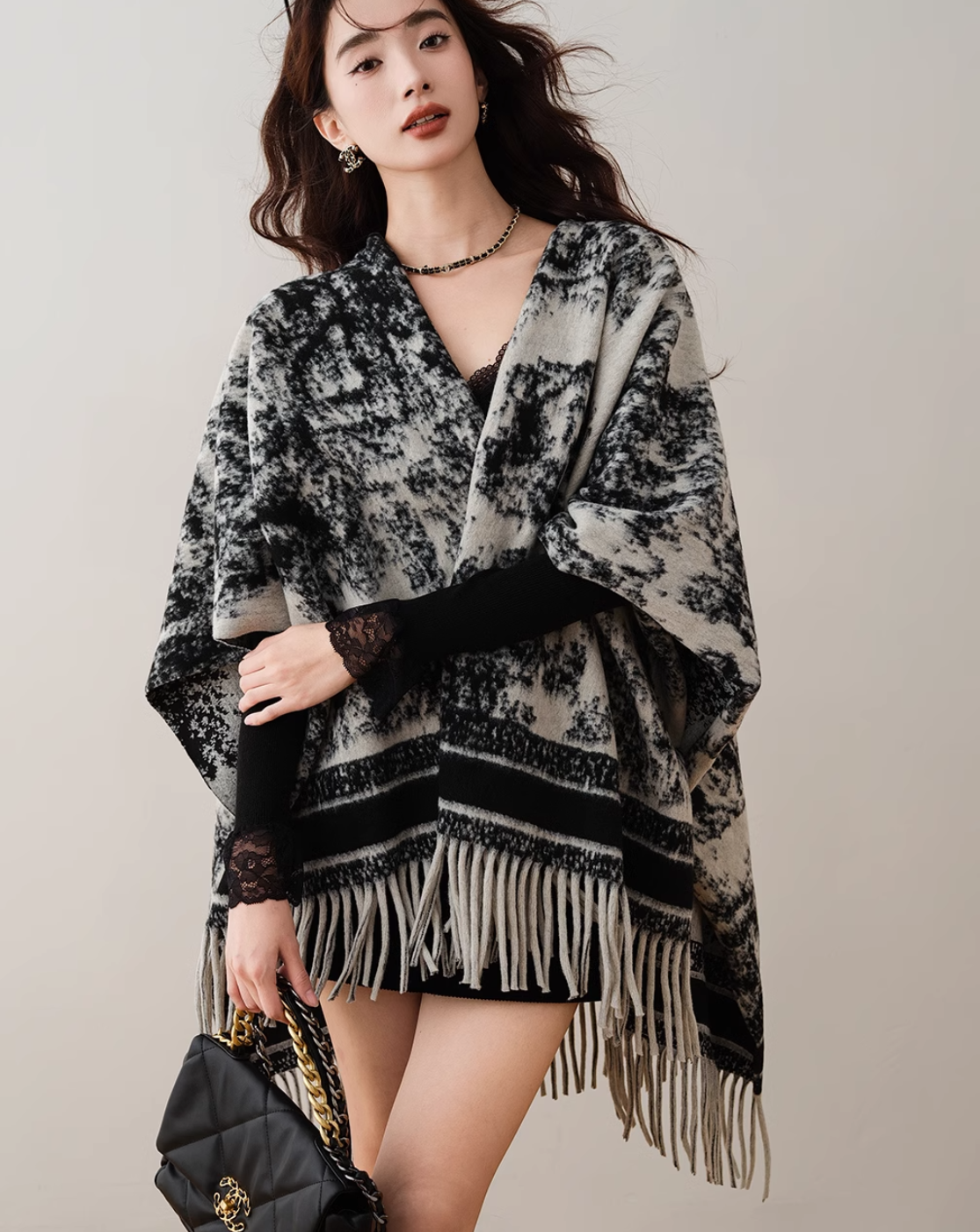 Poncho style stole