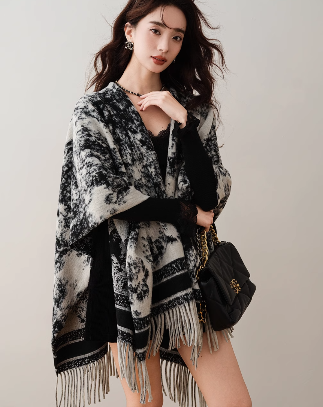 Poncho style stole