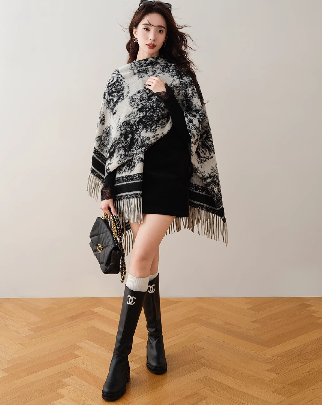 Poncho style stole