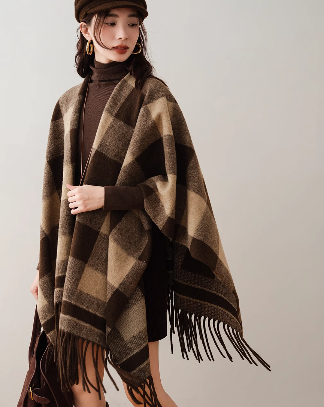 Poncho style stole