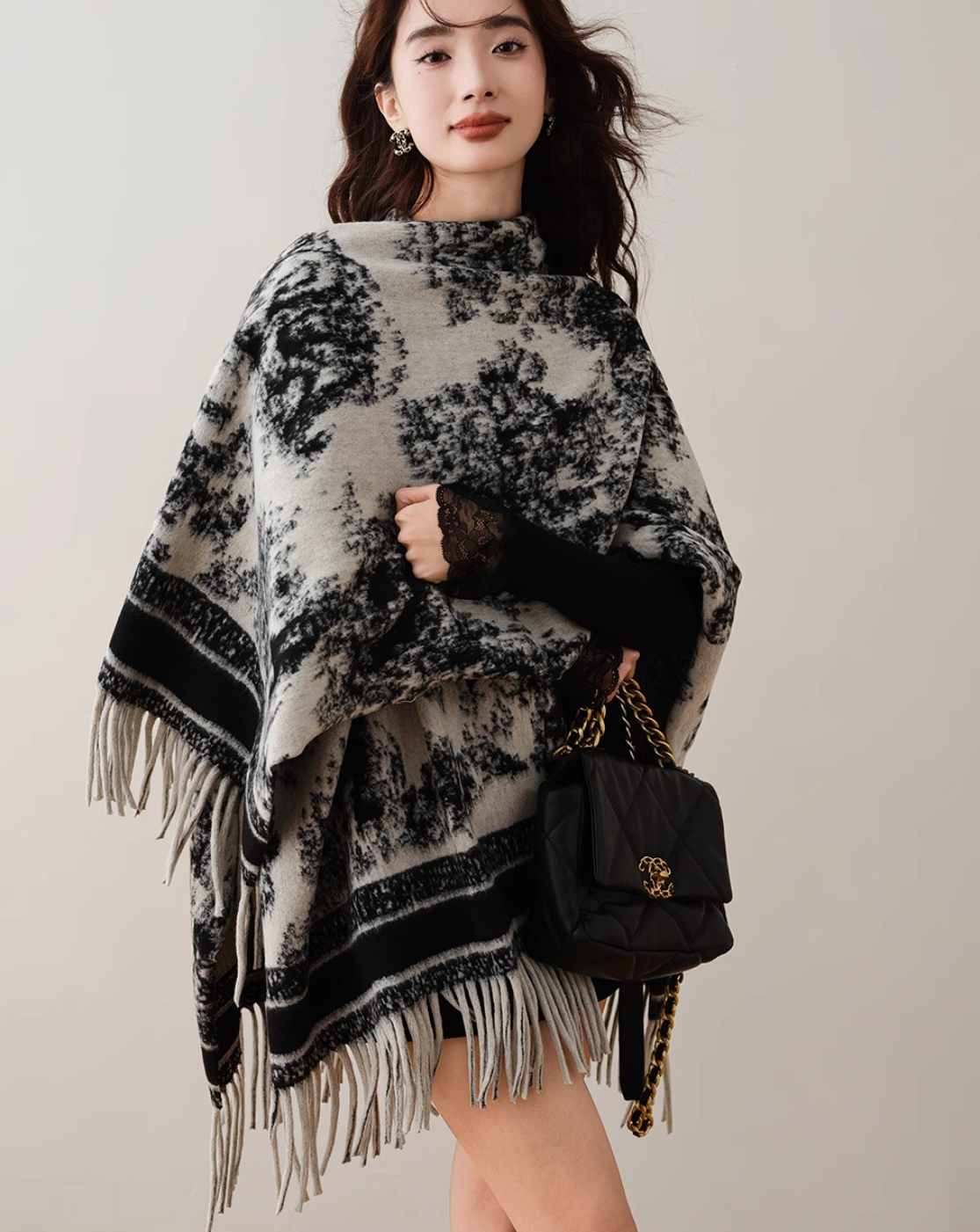 Poncho style stole