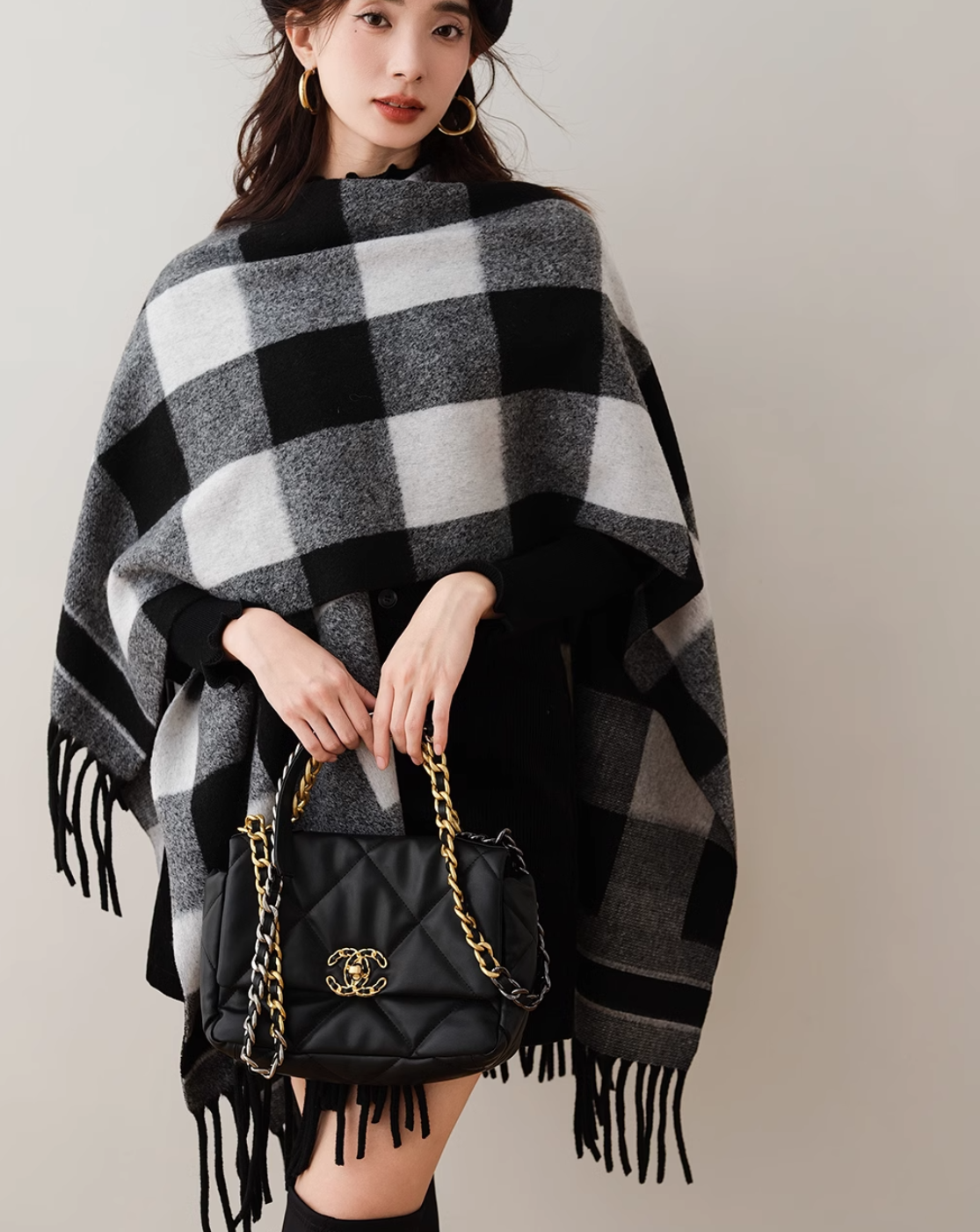 Poncho style stole
