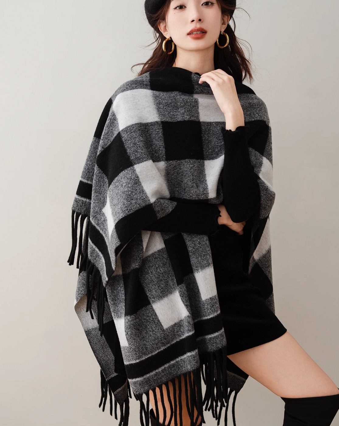 Poncho style stole