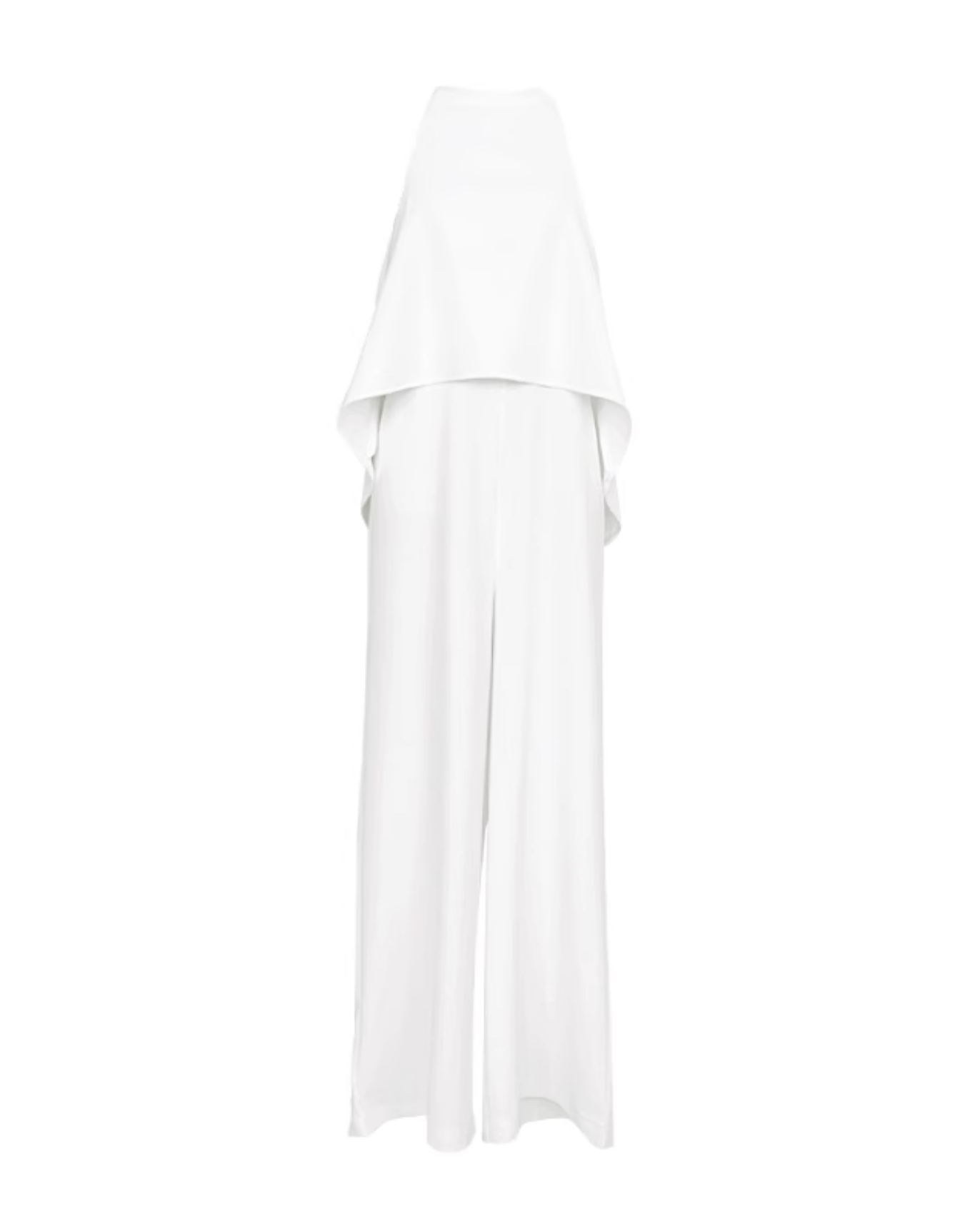 Asymmetric Top & Wide-Leg Pants jumpsuit