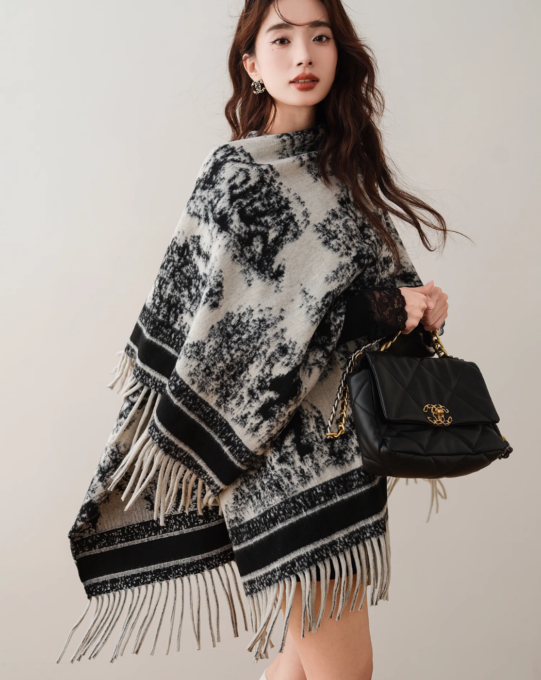 Poncho style stole