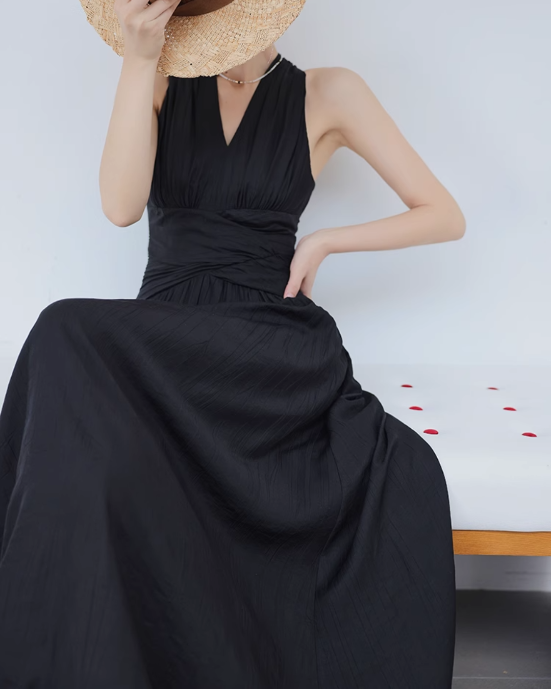 Elegant tight square neck dress (long sleeves)