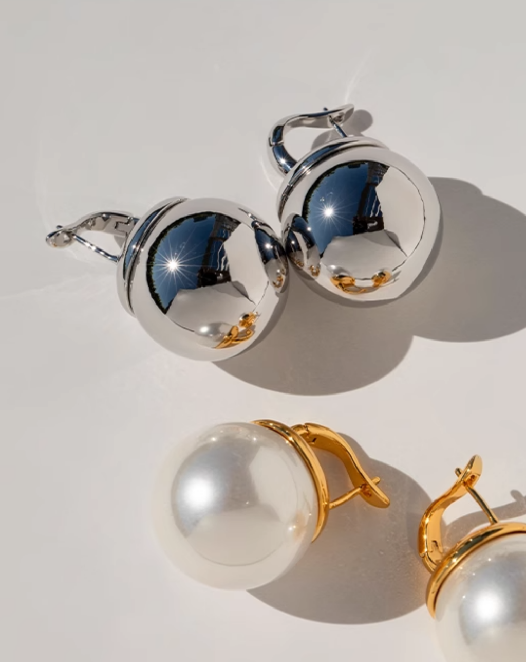 Classic One-Pearl Stud Earrings