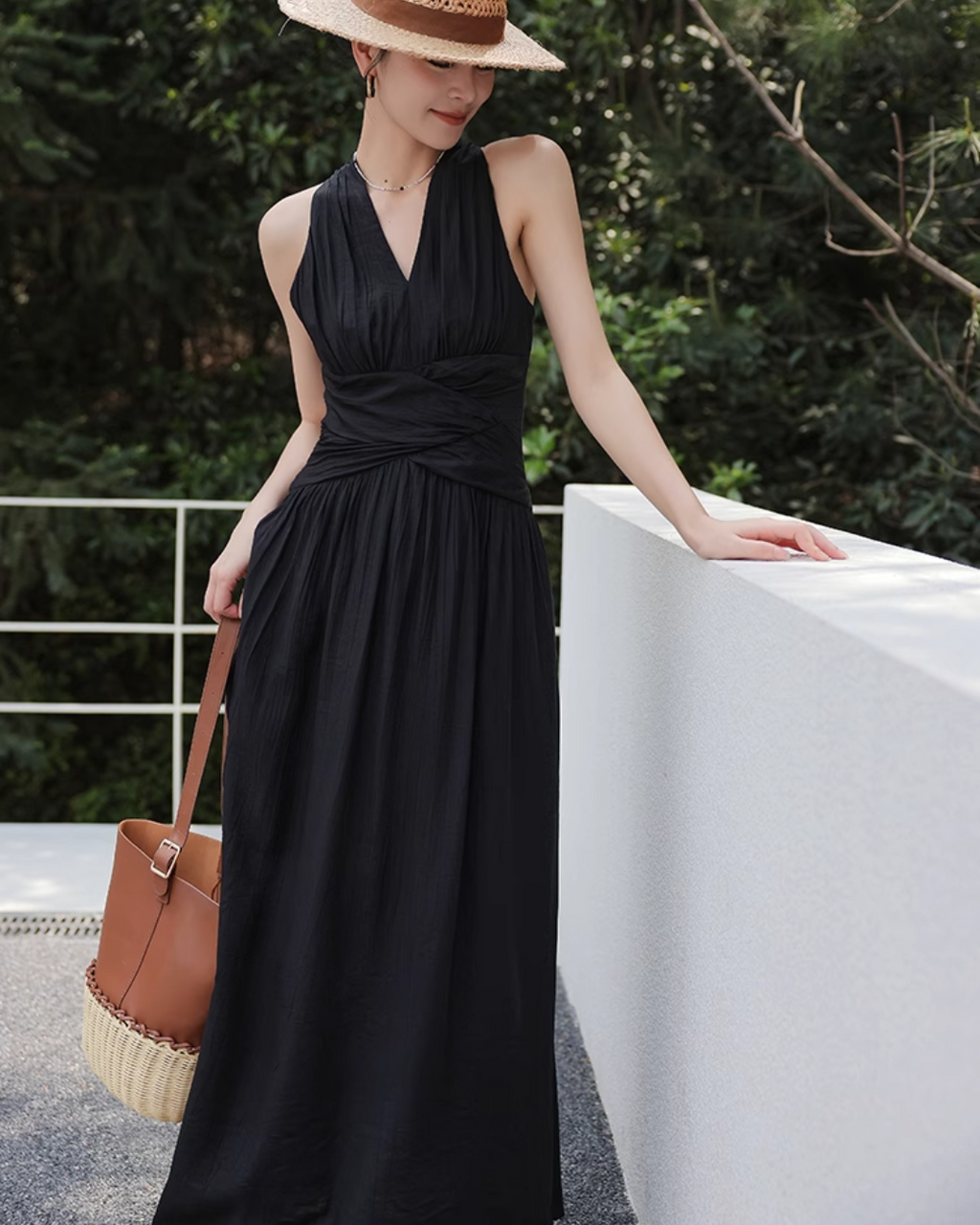 Elegant tight square neck dress (long sleeves)