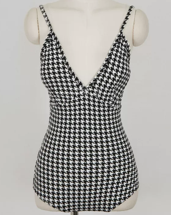 French Check Monokini