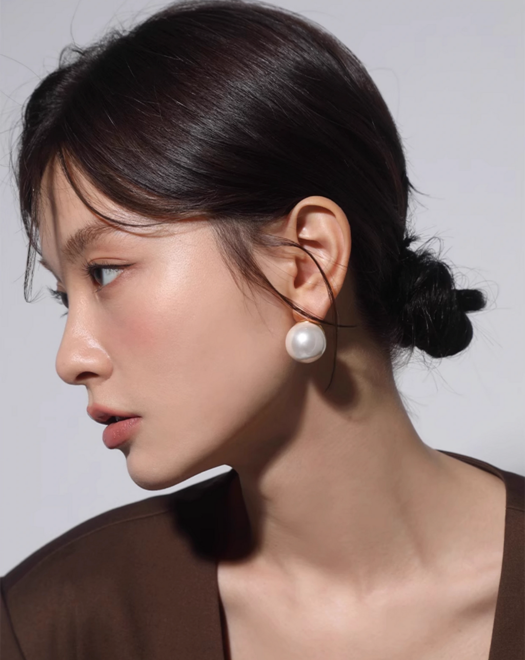 Classic One-Pearl Stud Earrings