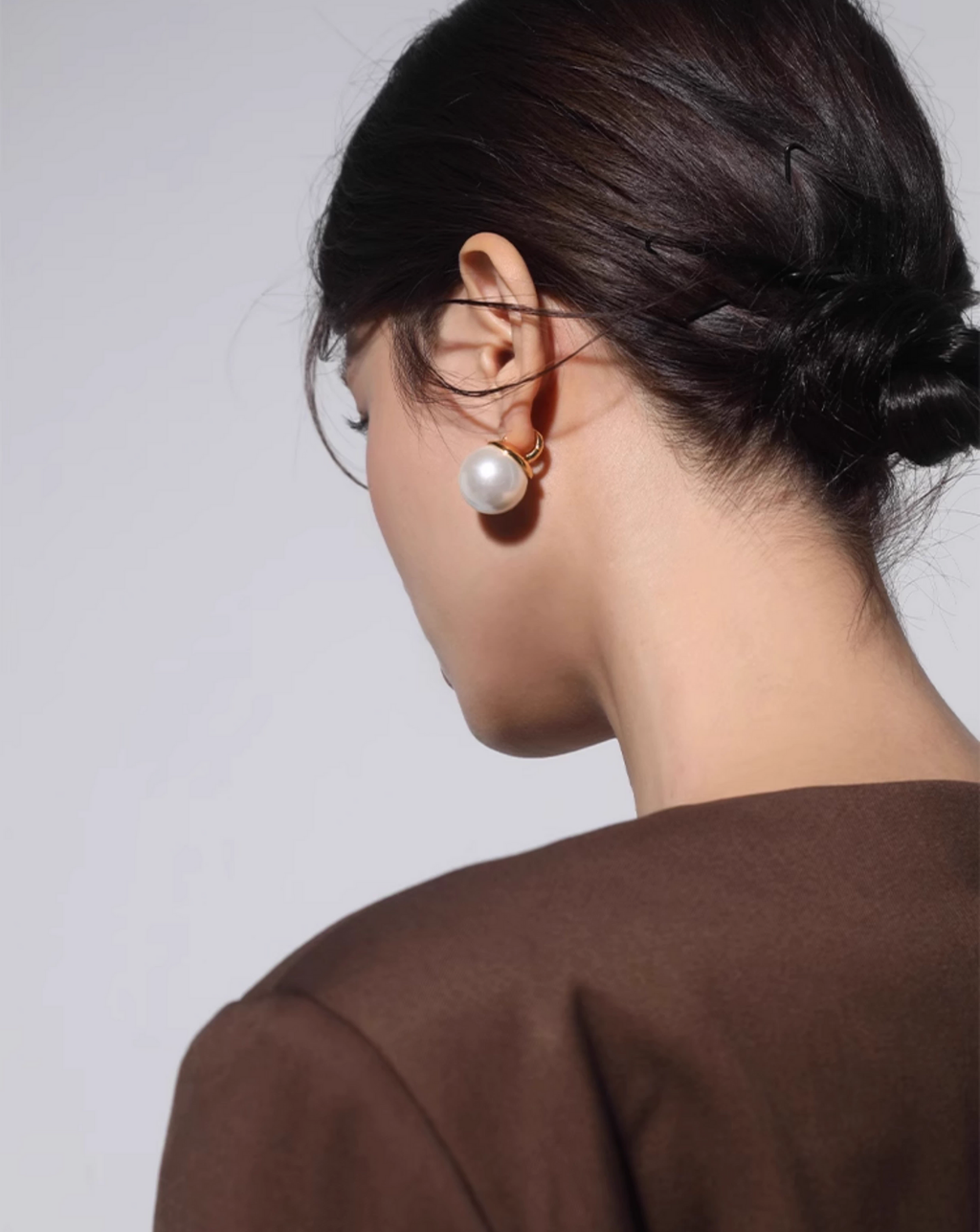 Classic One-Pearl Stud Earrings