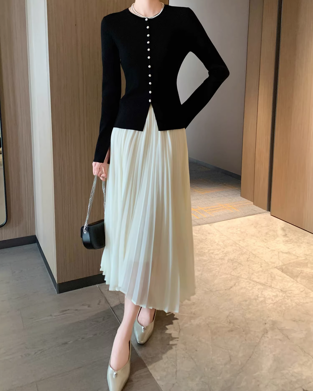 Wide leg pants &amp; tube top setup