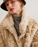 Sheep boa coat