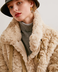 Sheep boa coat