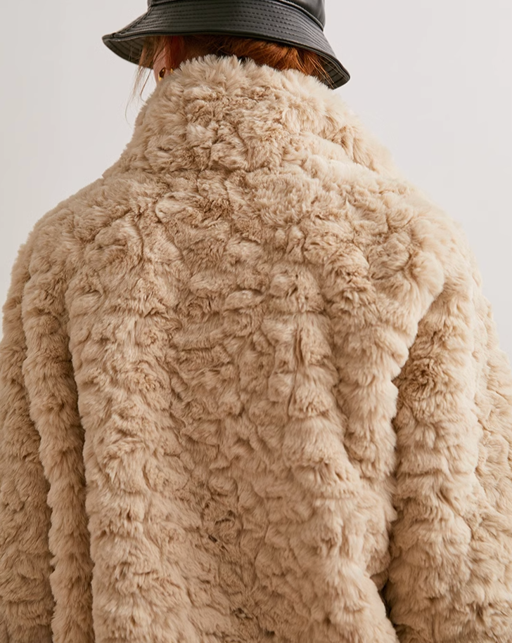 Sheep boa coat