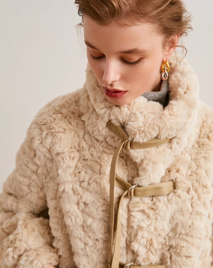 Sheep boa coat