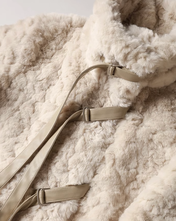 Sheep boa coat