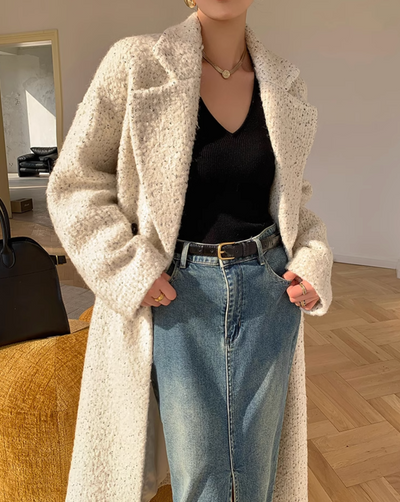 Wool long coat
