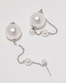 2way pearl earrings