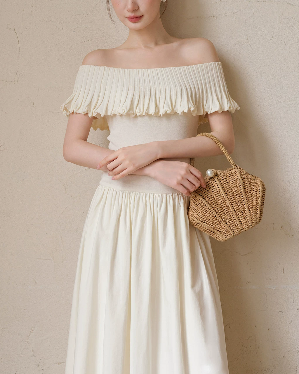 Wide leg pants &amp; tube top setup