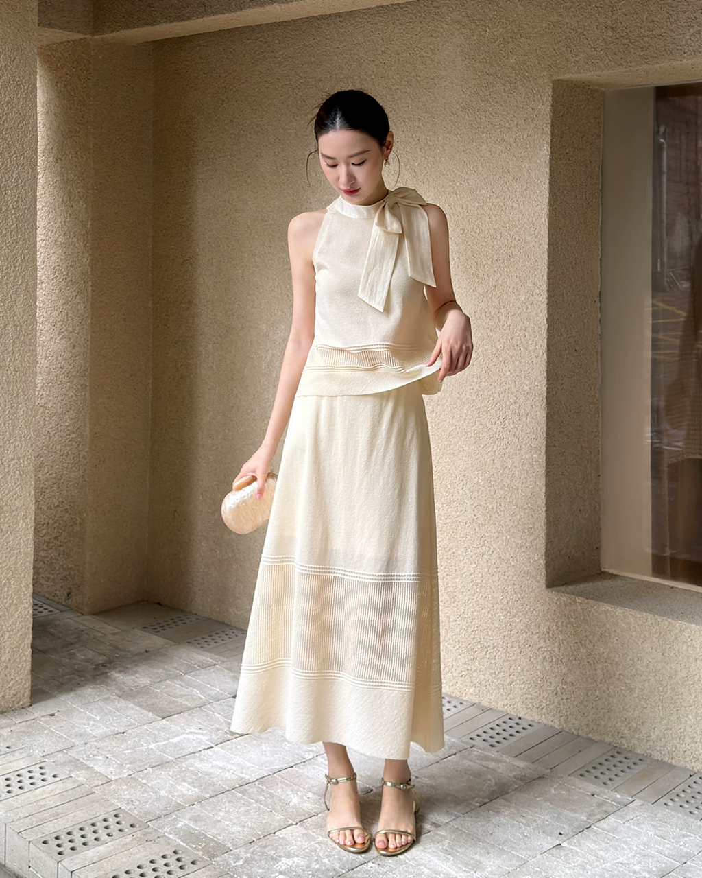 Grace Ribbon Knit Set
