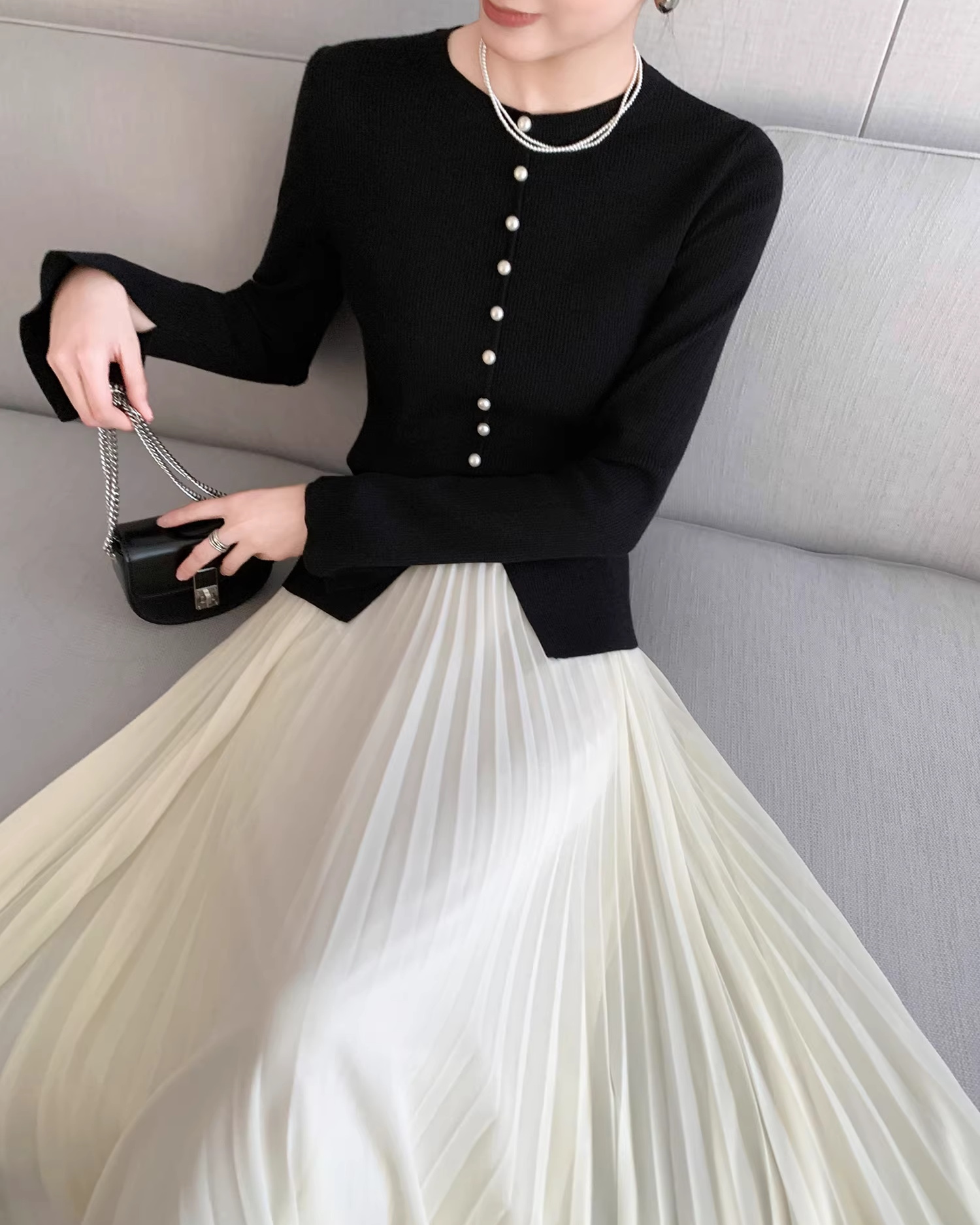 Wide leg pants &amp; tube top setup