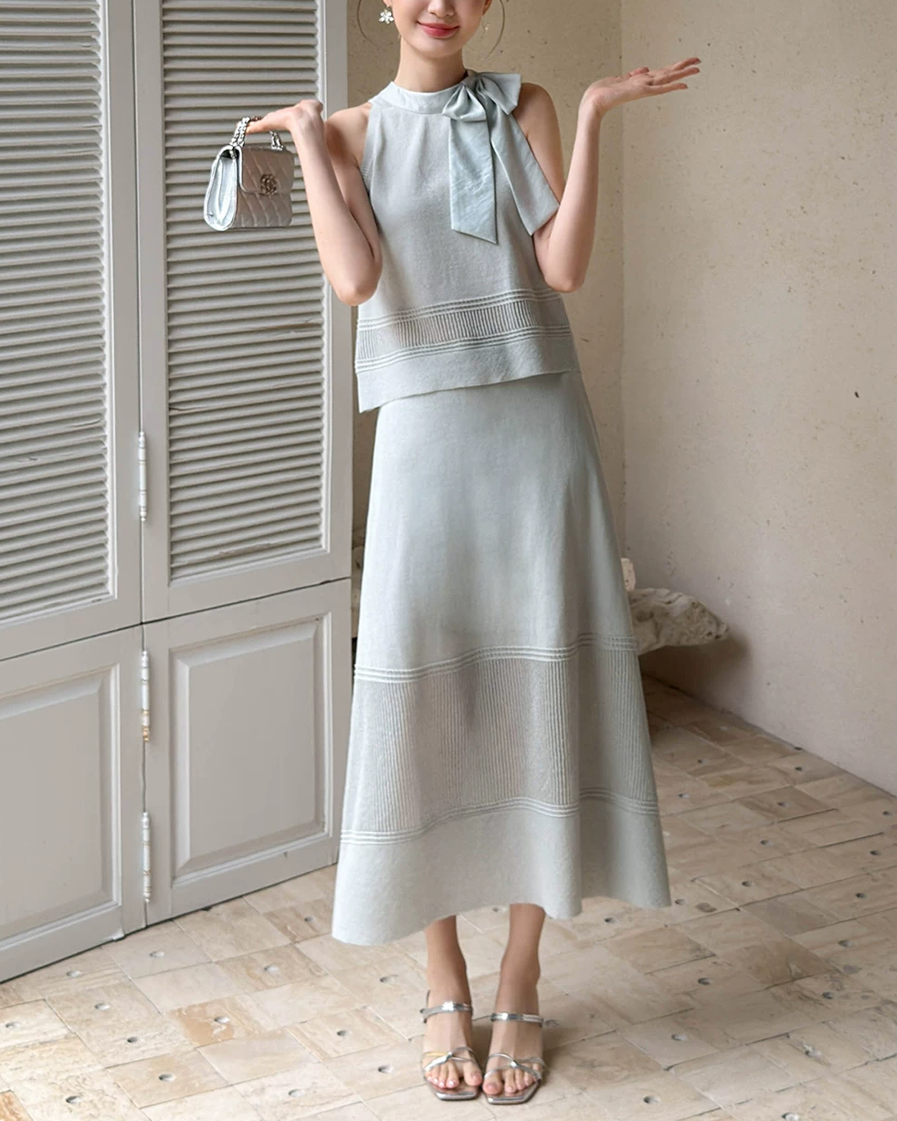 Grace Ribbon Knit Set