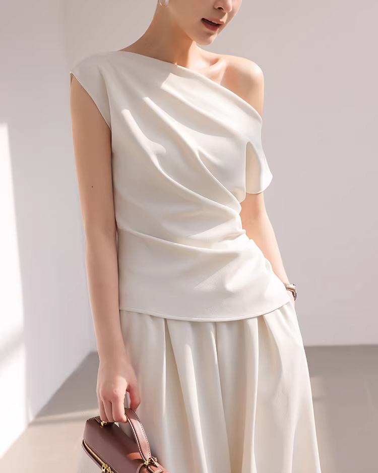 Wide leg pants &amp; tube top setup