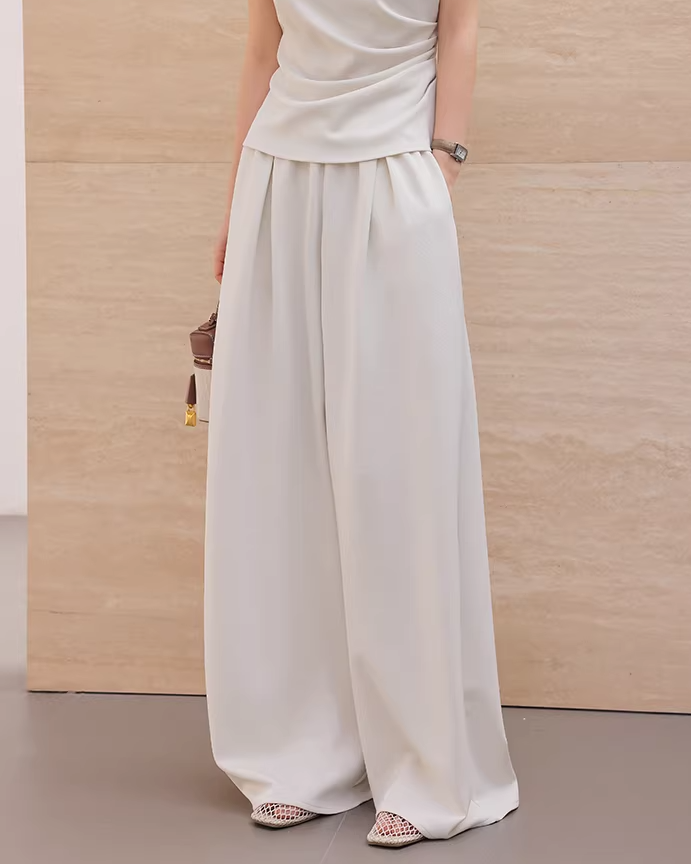 Wide leg pants &amp; tube top setup