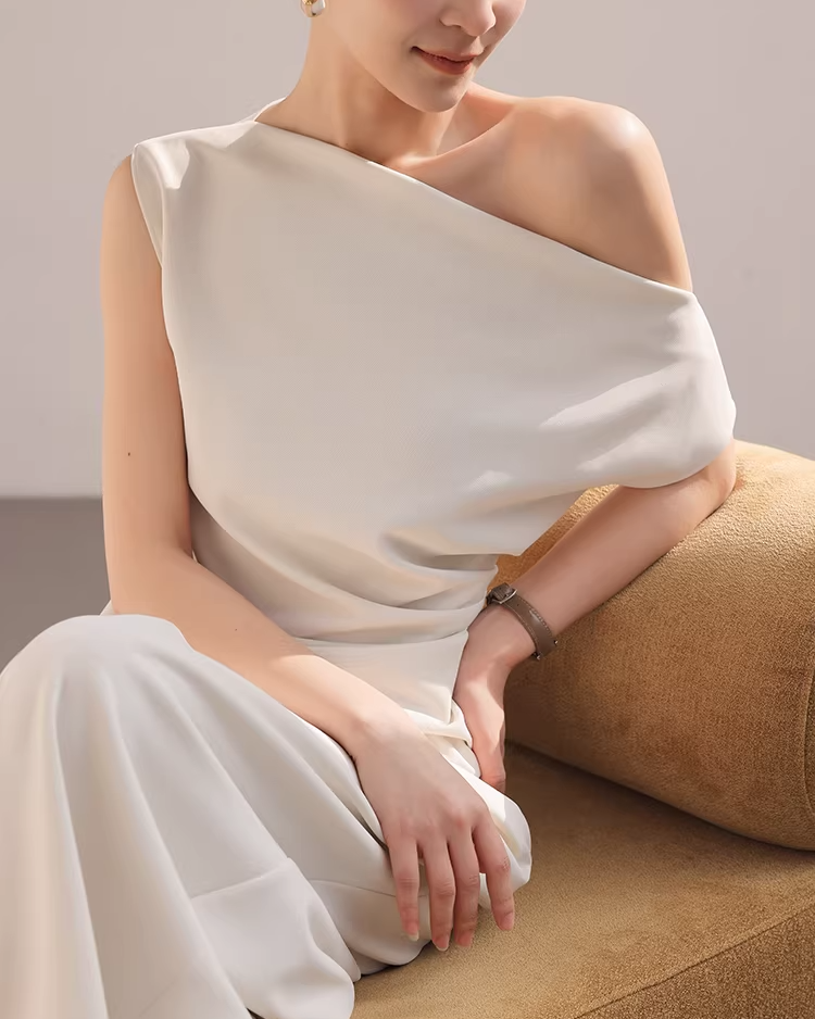 Wide leg pants &amp; tube top setup