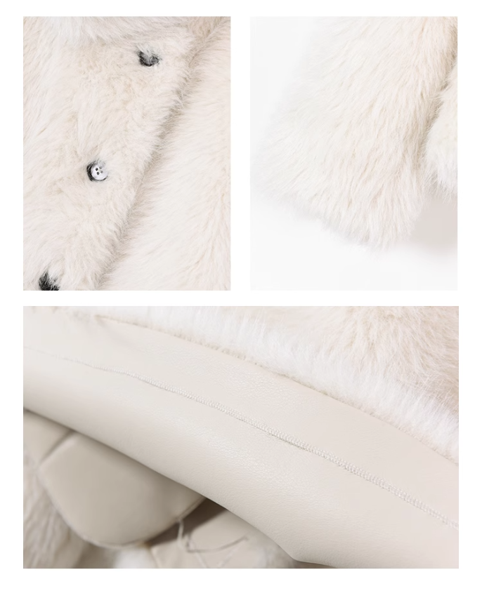 Off-white sheep coat