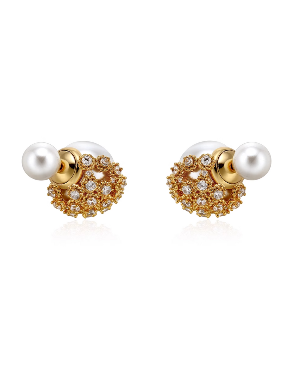 925 silver pearl earrings