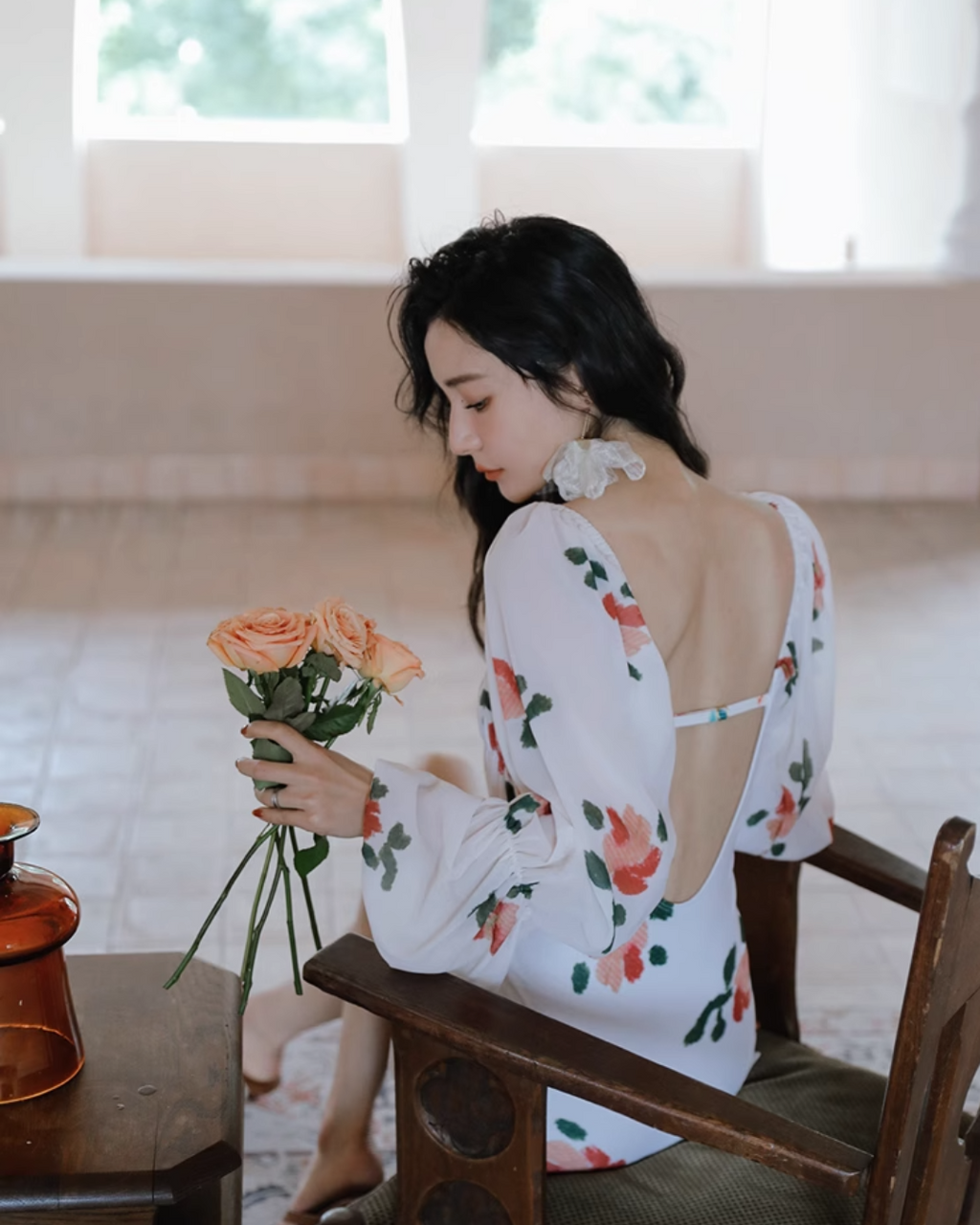 Romantic Floral One-Piece Swimwear