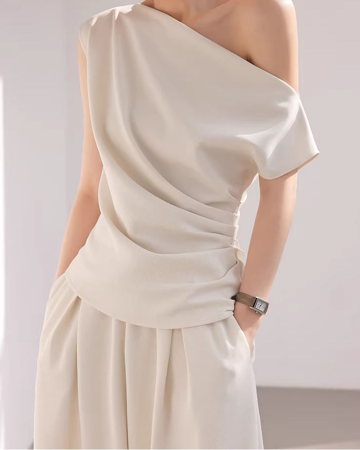 Wide leg pants &amp; tube top setup