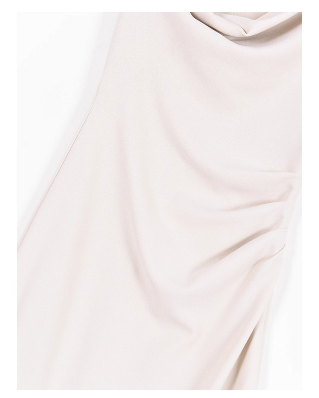 Asymmetric Draped One-Shoulder Dress