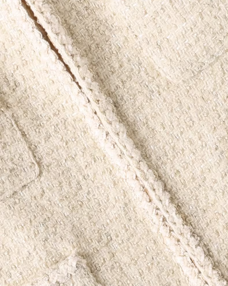 White Tea Classic Tweed Jacket