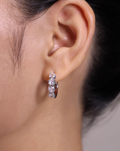 Round Zirconia Earrings
