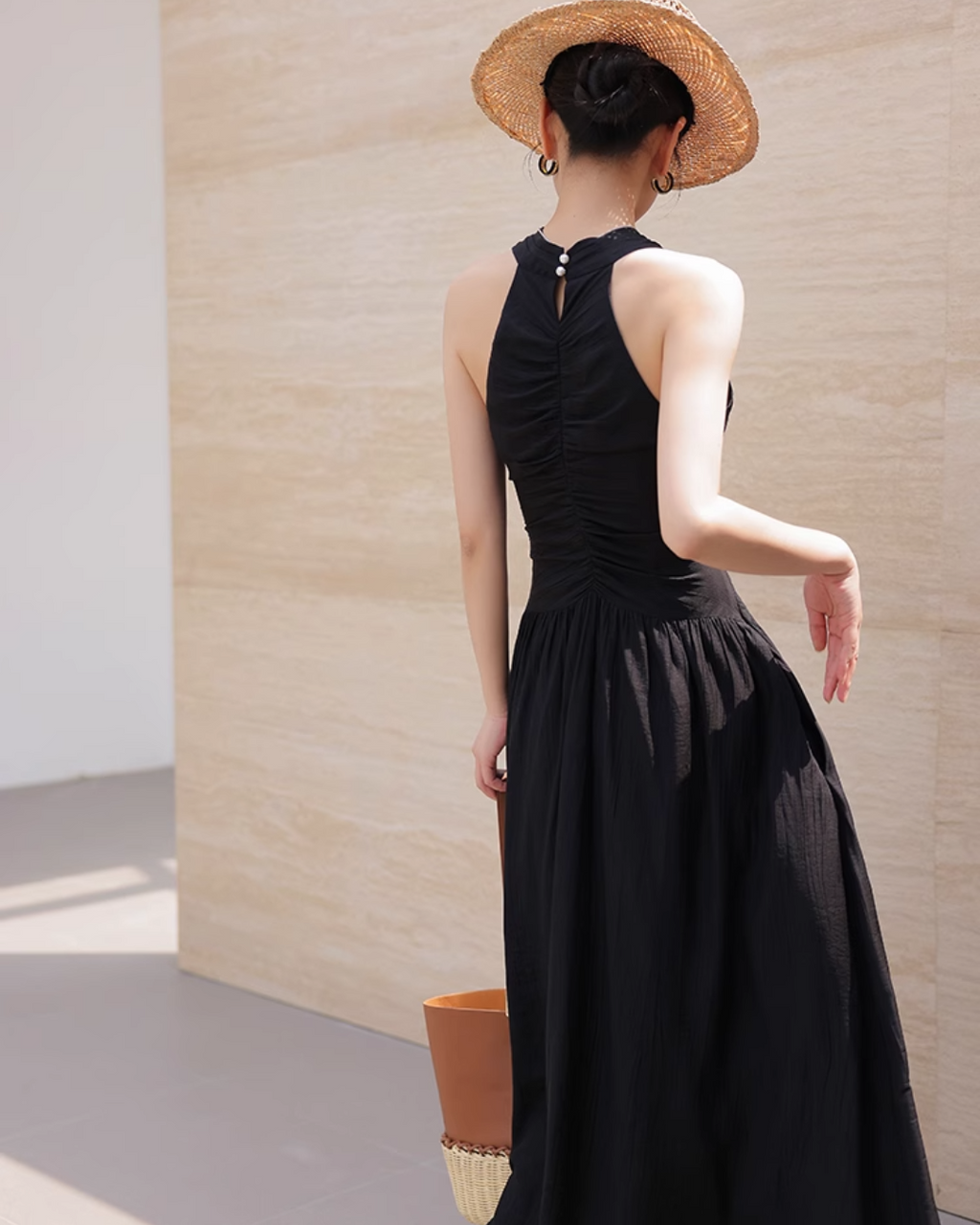 Elegant tight square neck dress (long sleeves)