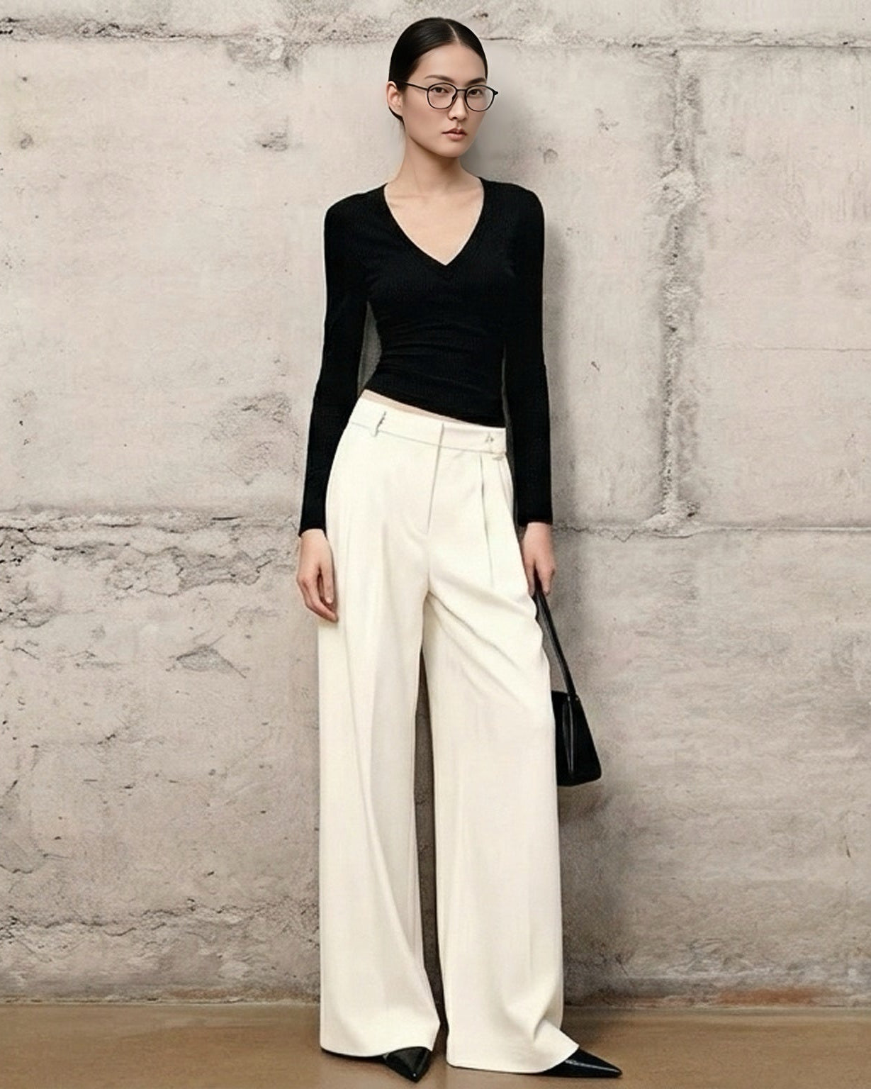Tailored Wide Pants