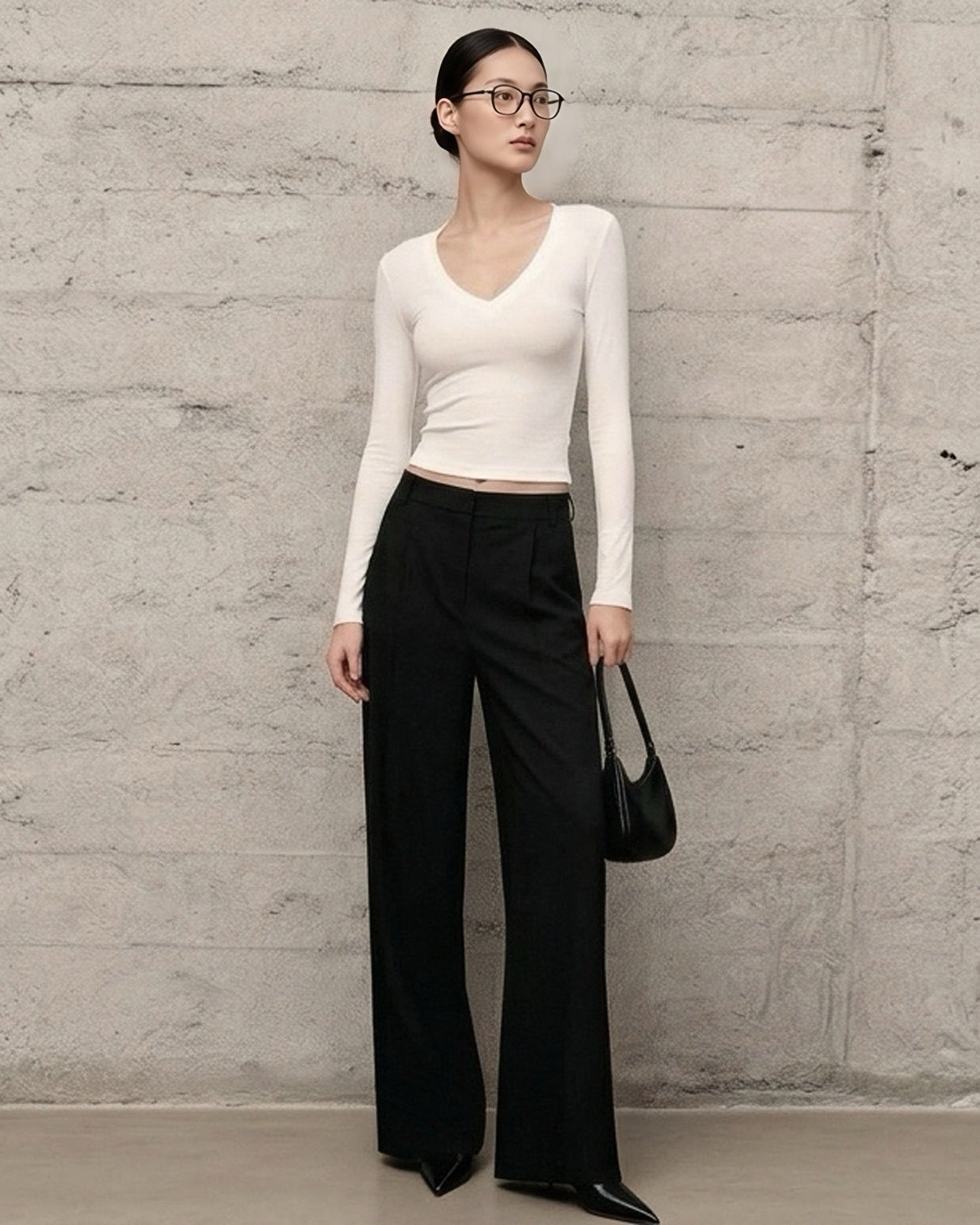Tailored Wide Pants