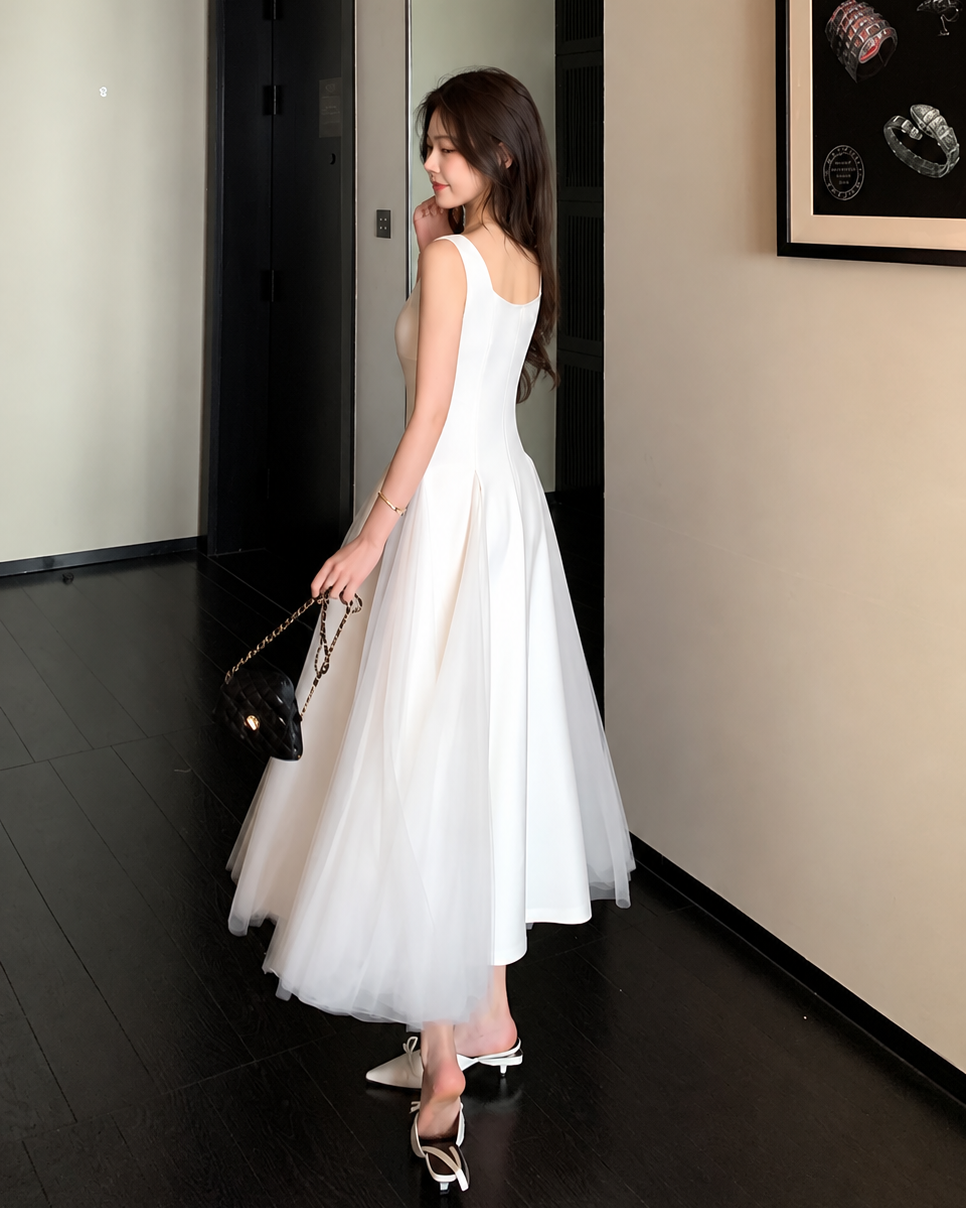 White Camille Princess Dress