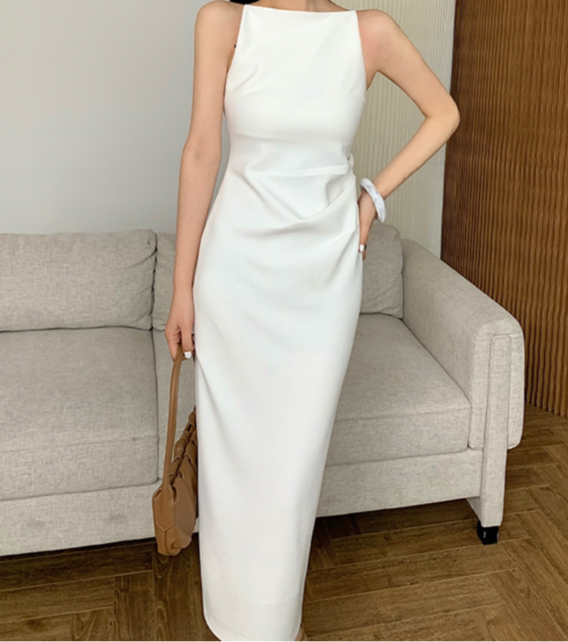 Luxury slit long dress