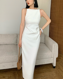 Luxury slit long dress
