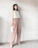 Back ribbon tops (White)