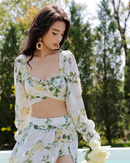 Chiffon one-piece swimwear