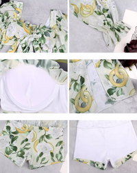 Chiffon one-piece swimwear