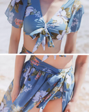 French sense one-piece swimwear