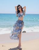 French sense one-piece swimwear