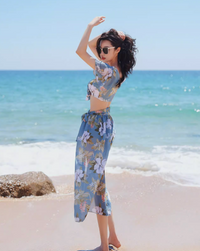 French sense one-piece swimwear