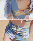 French sense one-piece swimwear